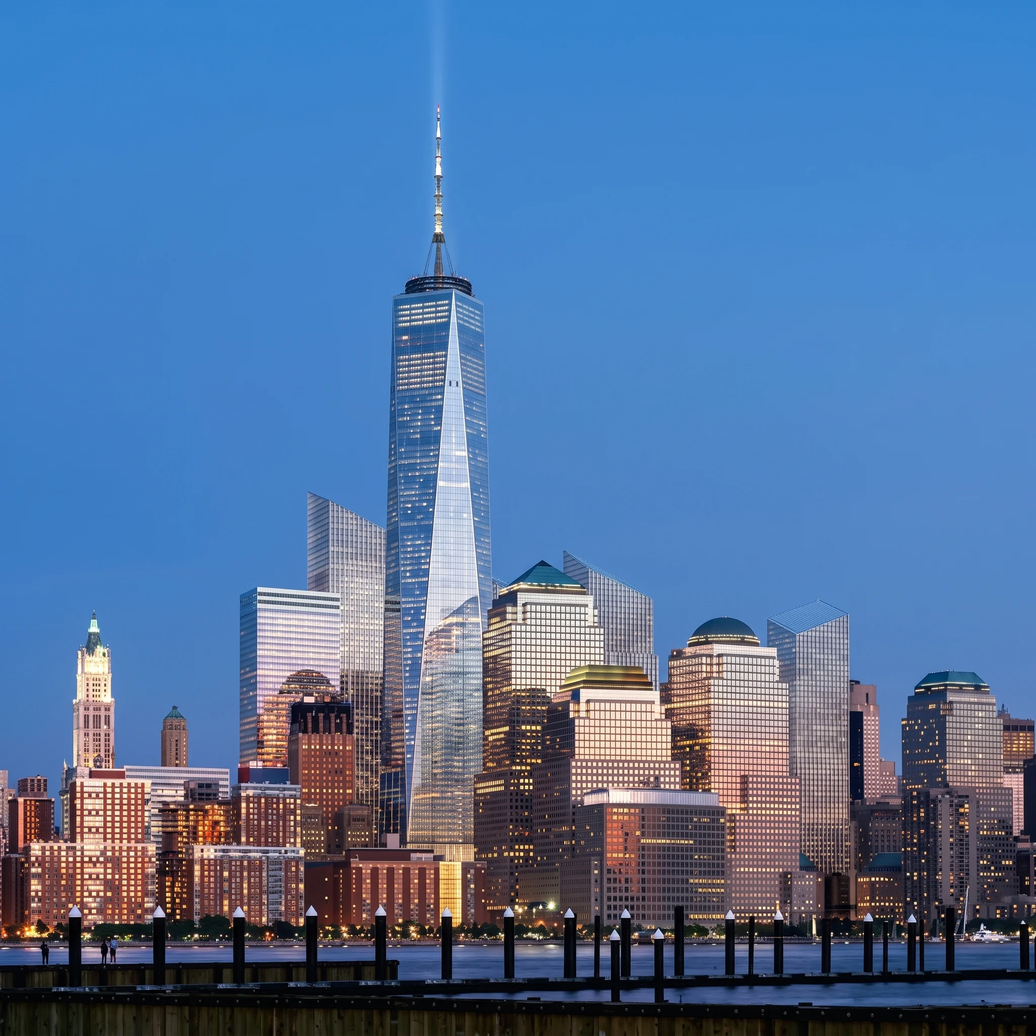 Freedom Tower from the air