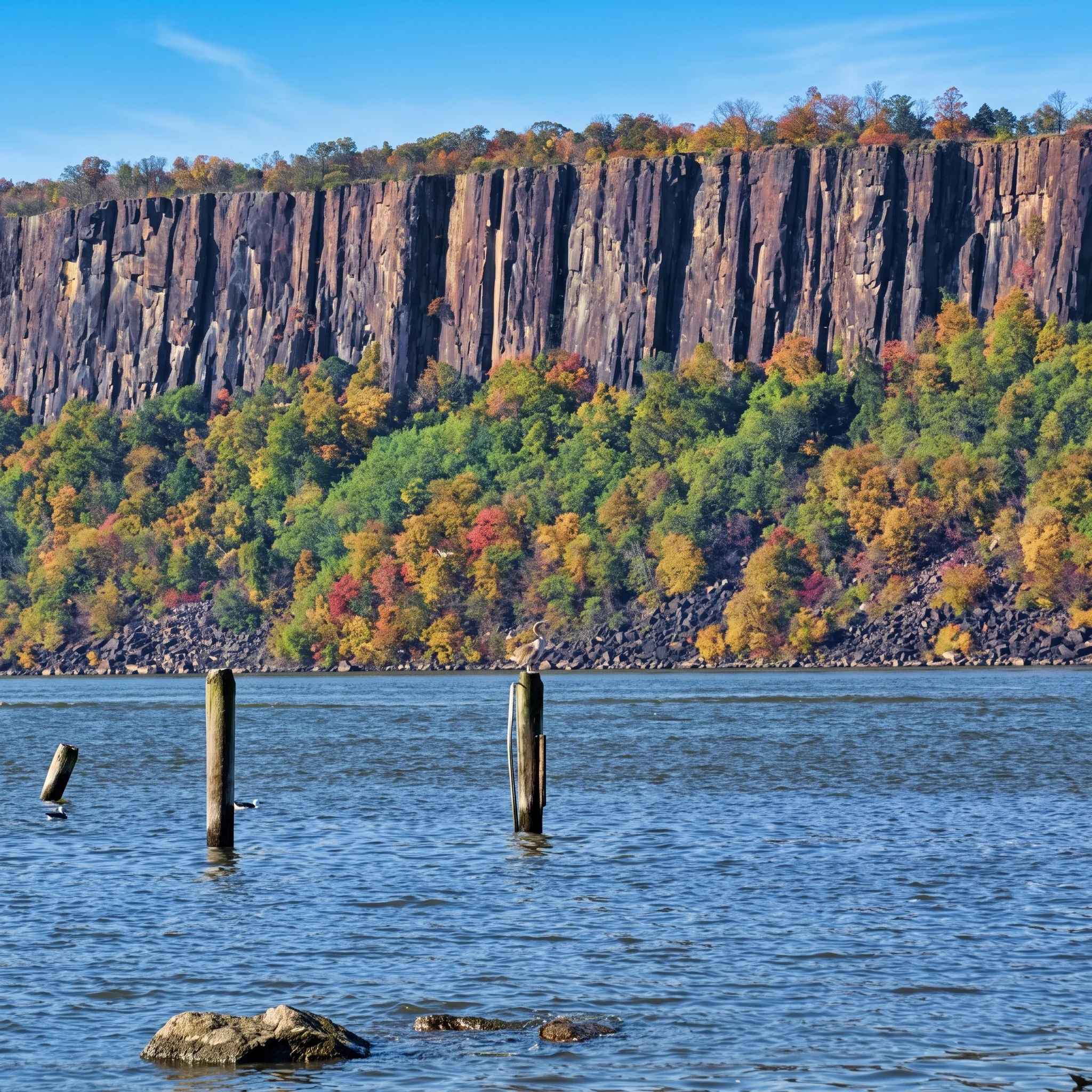 Palisades Cliffs from the air